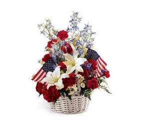 American Glory Basket from Lloyd's Florist, local florist in Louisville,KY